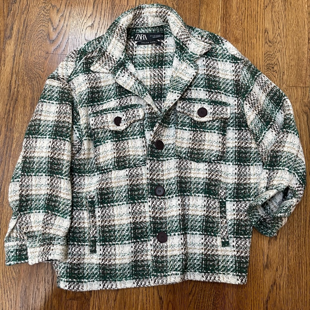 Zara Women’s Plaid Jacket
